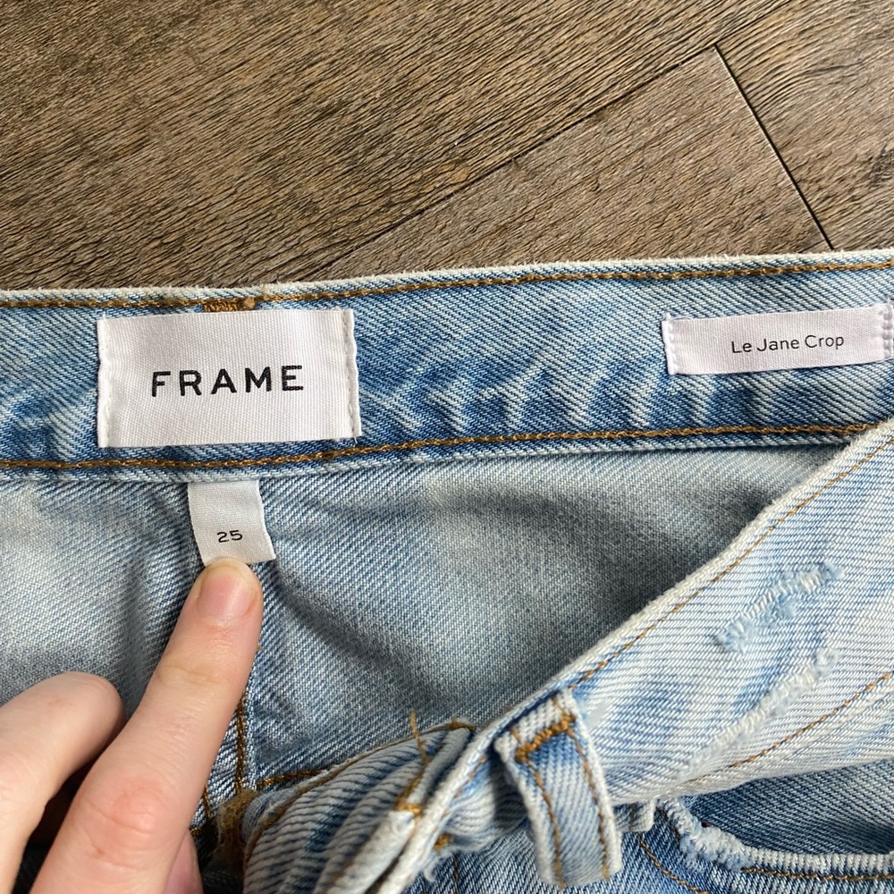 frame le jane crop jean